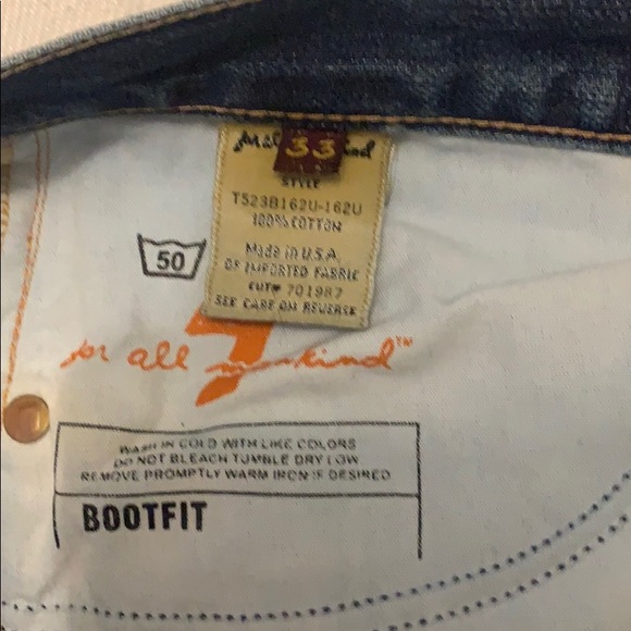 7  for all man kind size 33 - Picture 2 of 5